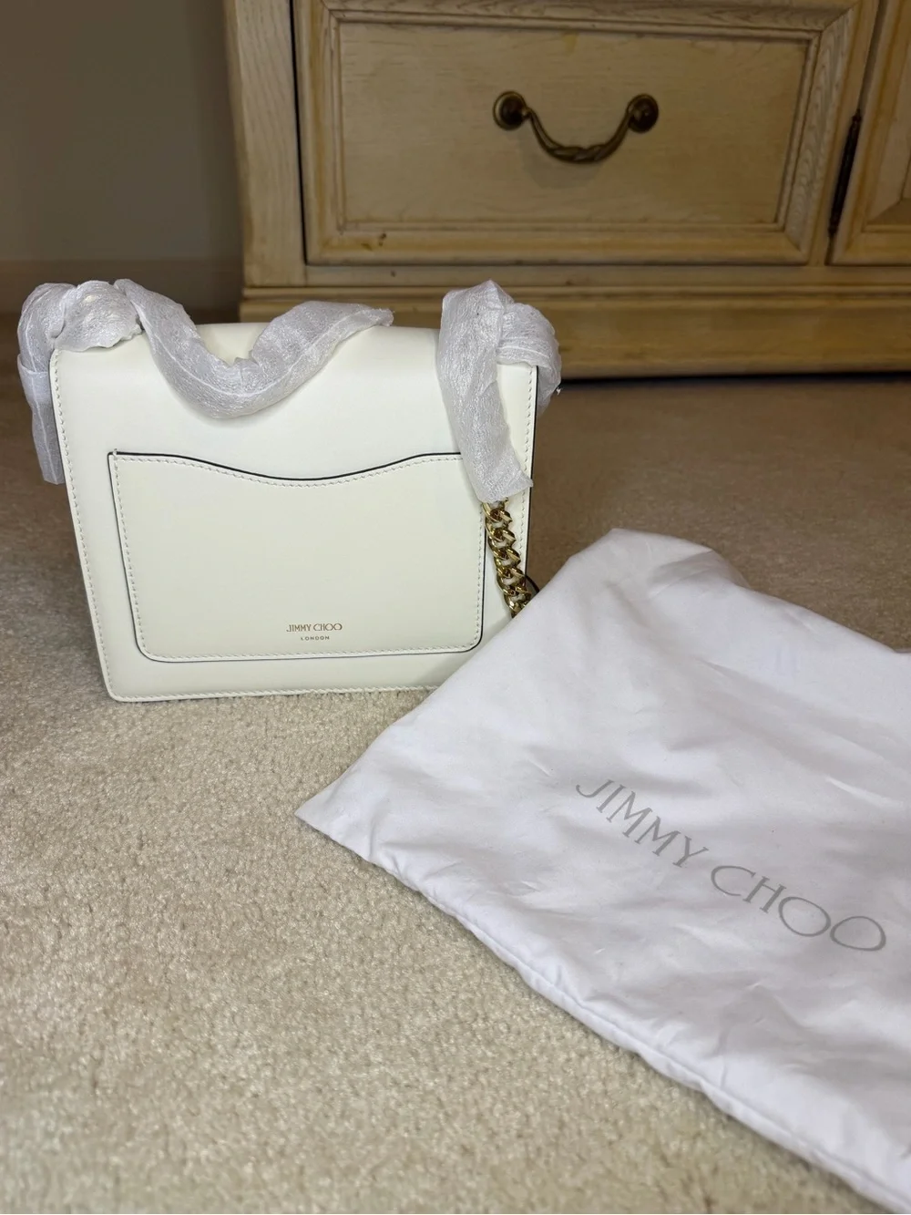 Jimmy Choo Crossbody White NWT